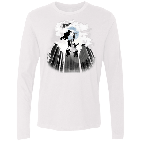 T-Shirts White / Small Heroes Assemble!! Men's Premium Long Sleeve