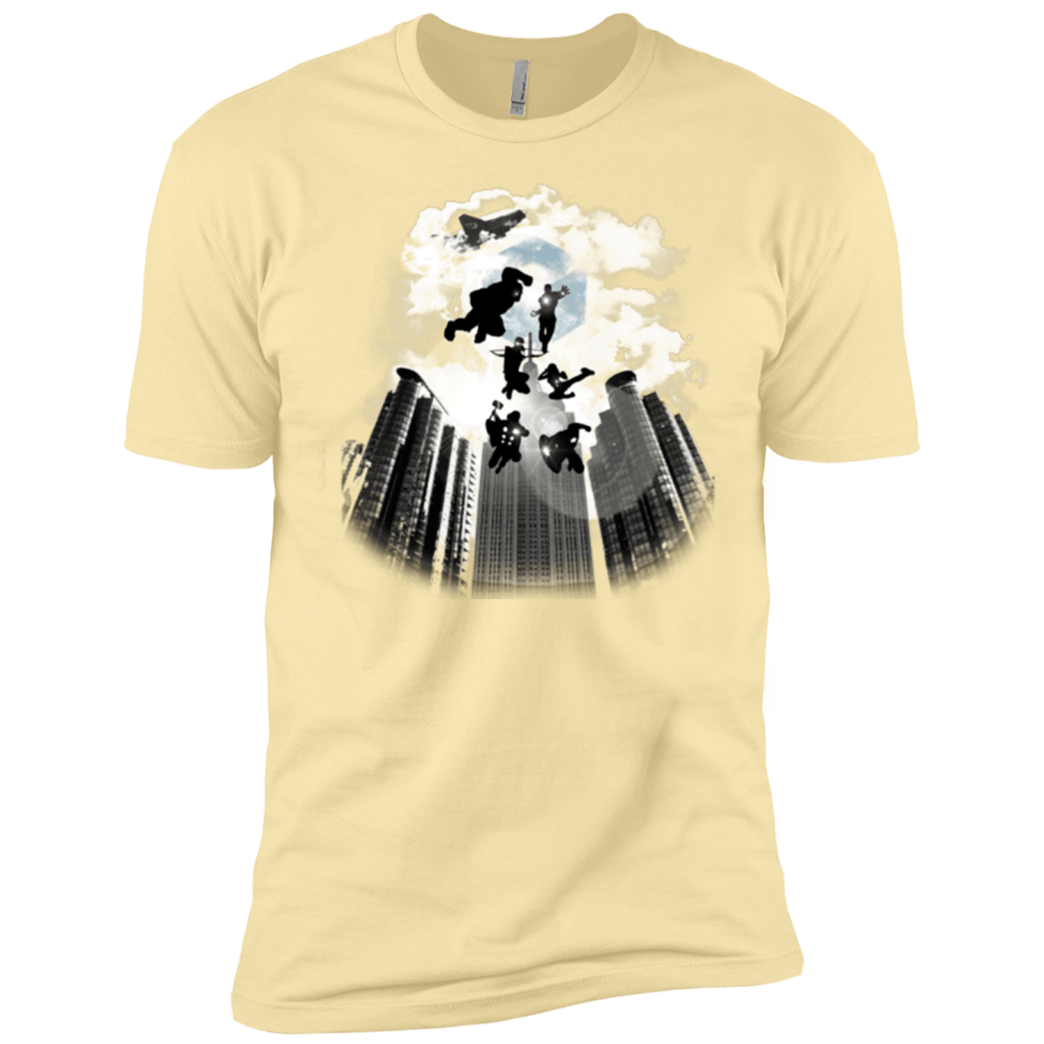 T-Shirts Banana Cream / X-Small Heroes Assemble!! Men's Premium T-Shirt