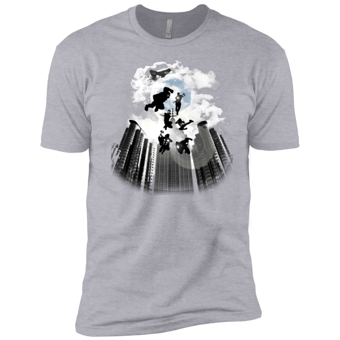T-Shirts Heather Grey / X-Small Heroes Assemble!! Men's Premium T-Shirt