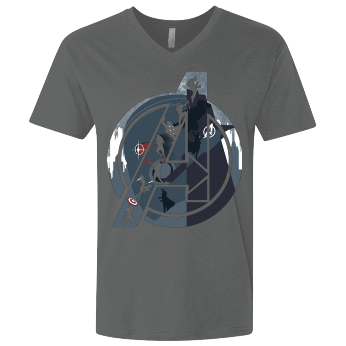 T-Shirts Heavy Metal / X-Small Heroes Assemble Men's Premium V-Neck