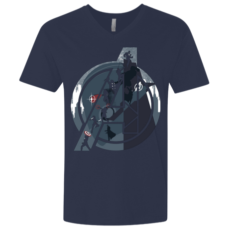 T-Shirts Midnight Navy / X-Small Heroes Assemble Men's Premium V-Neck