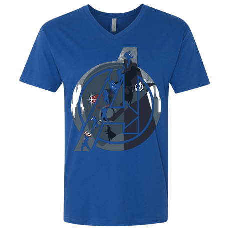 T-Shirts Royal / X-Small Heroes Assemble Men's Premium V-Neck
