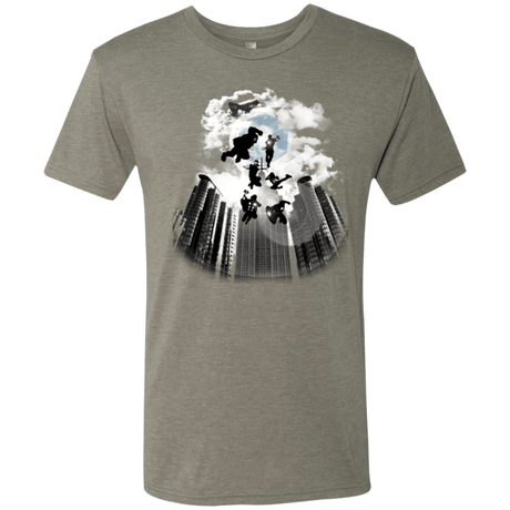 T-Shirts Venetian Grey / Small Heroes Assemble!! Men's Triblend T-Shirt
