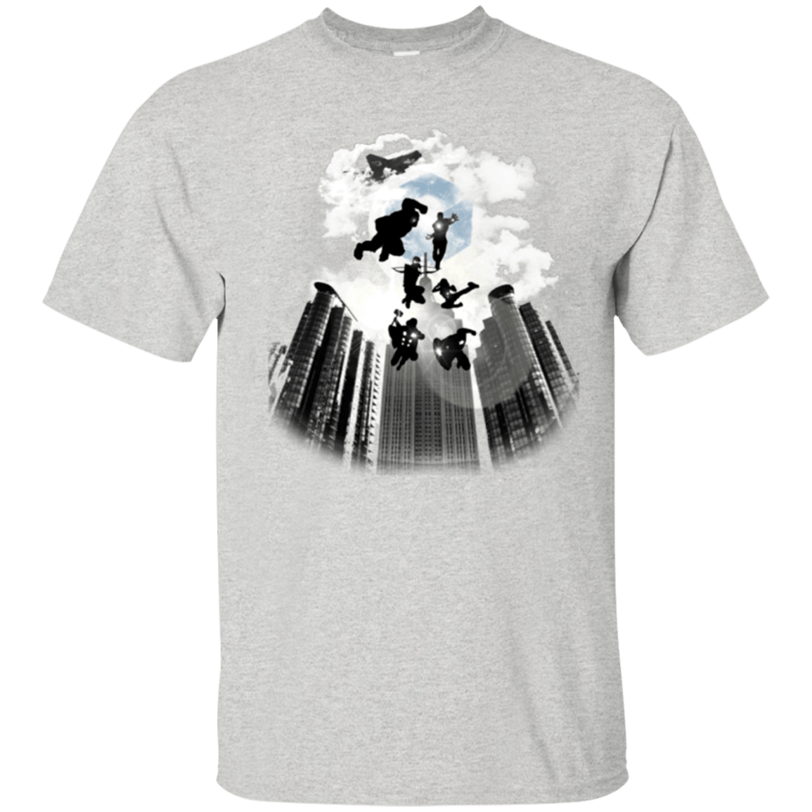 T-Shirts Ash / Small Heroes Assemble!! T-Shirt
