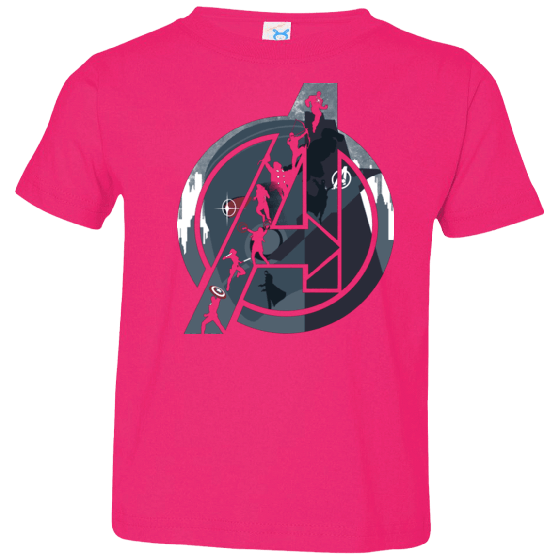 T-Shirts Hot Pink / 2T Heroes Assemble Toddler Premium T-Shirt