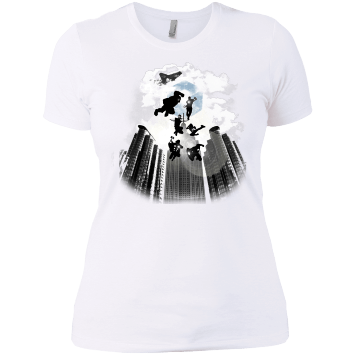 T-Shirts White / X-Small Heroes Assemble!! Women's Premium T-Shirt