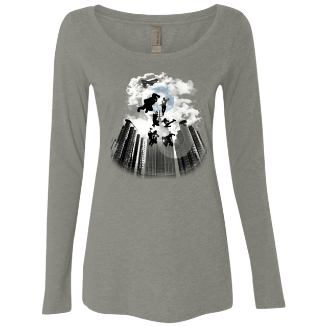 T-Shirts Venetian Grey / Small Heroes Assemble!! Women's Triblend Long Sleeve Shirt
