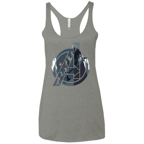 T-Shirts Venetian Grey / X-Small Heroes Assemble Women's Triblend Racerback Tank