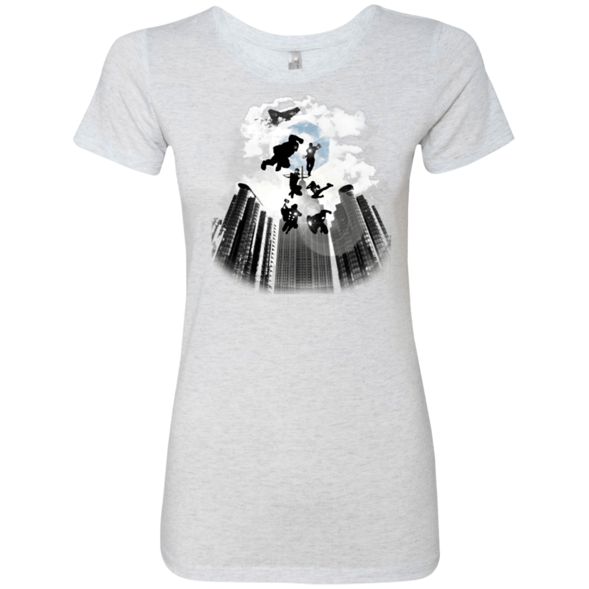 T-Shirts Heather White / Small Heroes Assemble!! Women's Triblend T-Shirt