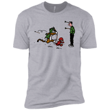 T-Shirts Heather Grey / YXS Heroes At Work Boys Premium T-Shirt