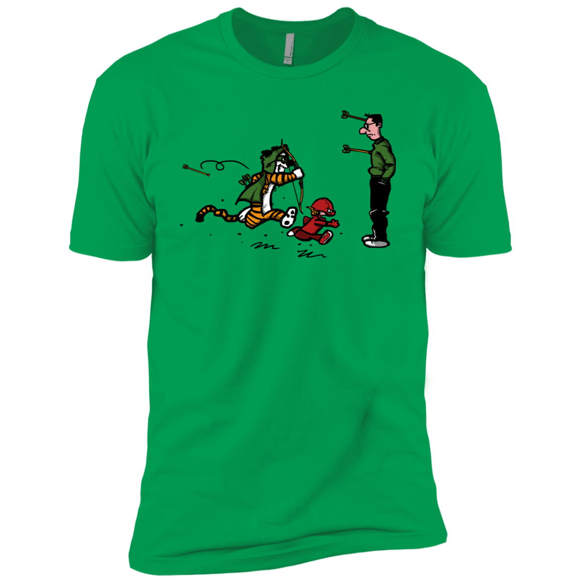 T-Shirts Kelly Green / YXS Heroes At Work Boys Premium T-Shirt