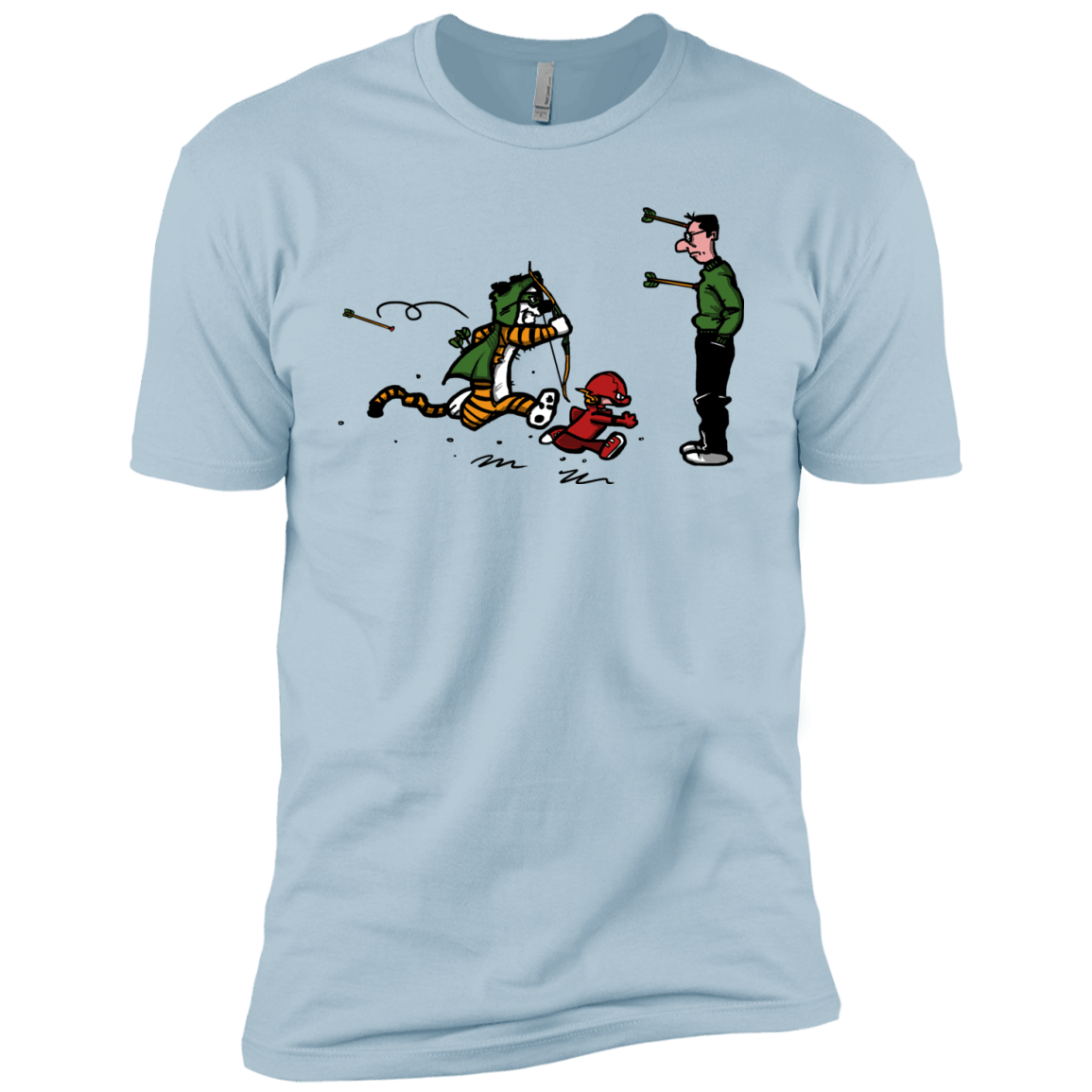 T-Shirts Light Blue / YXS Heroes At Work Boys Premium T-Shirt