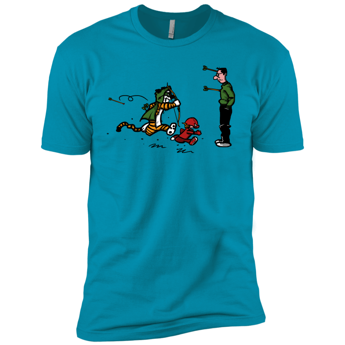 T-Shirts Turquoise / YXS Heroes At Work Boys Premium T-Shirt