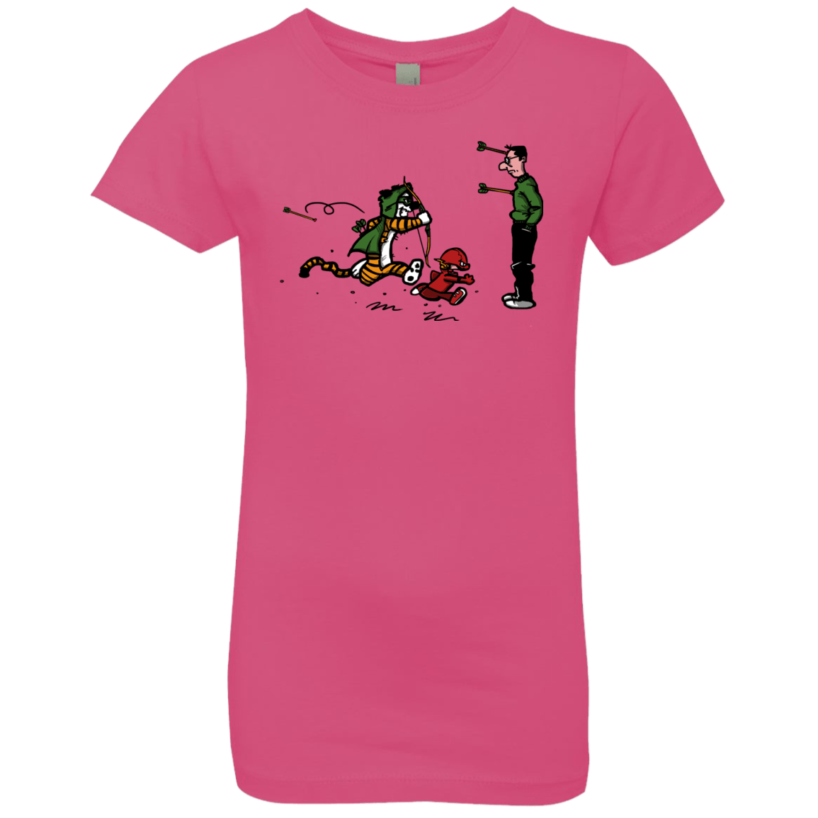 T-Shirts Hot Pink / YXS Heroes At Work Girls Premium T-Shirt