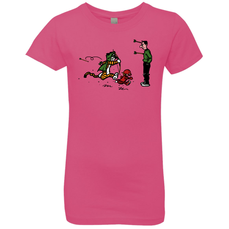 T-Shirts Hot Pink / YXS Heroes At Work Girls Premium T-Shirt