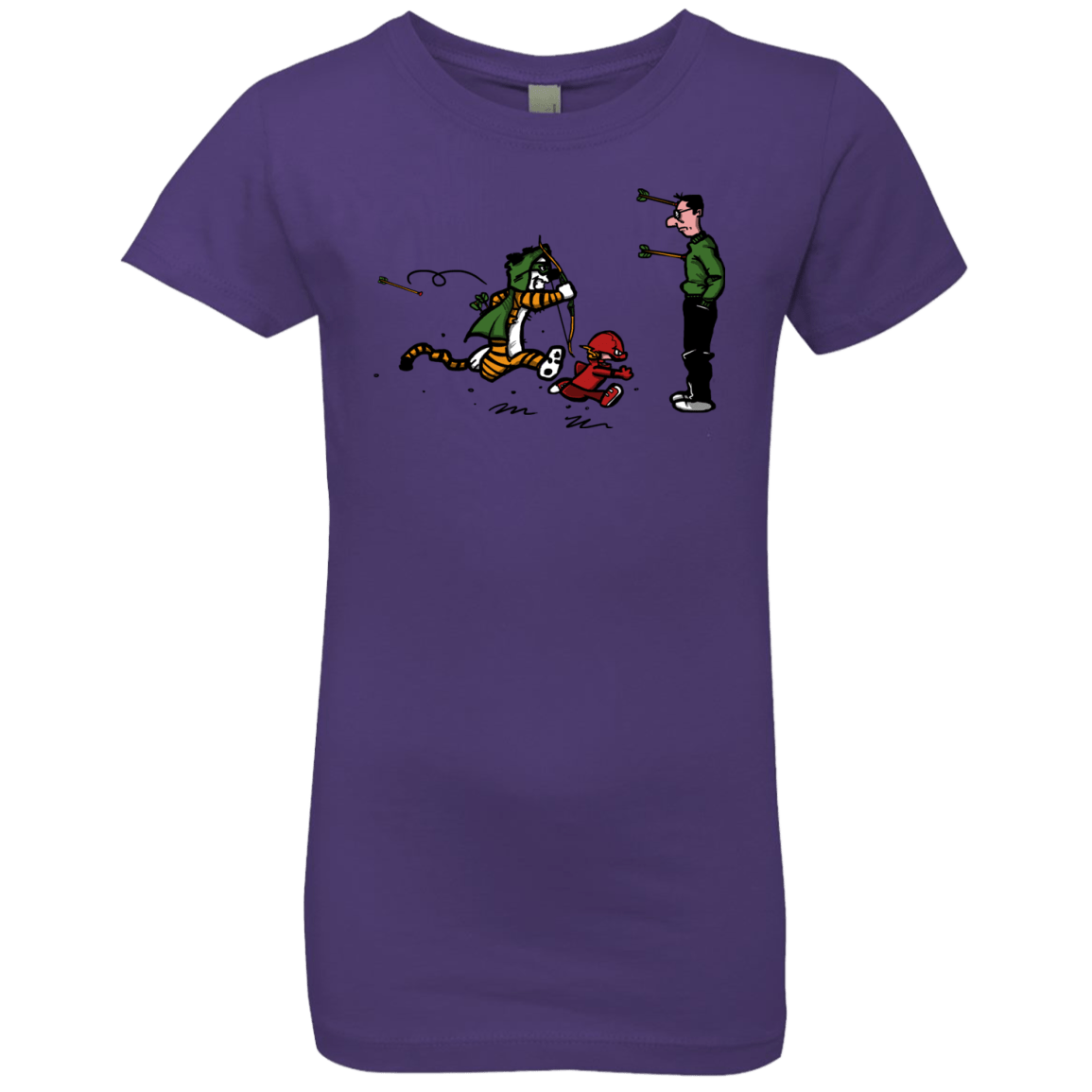 T-Shirts Purple Rush / YXS Heroes At Work Girls Premium T-Shirt