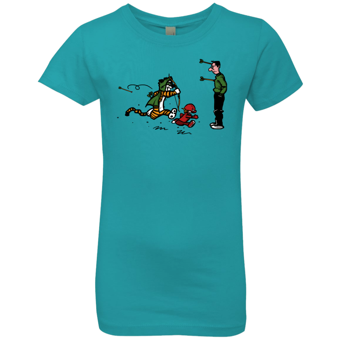 T-Shirts Tahiti Blue / YXS Heroes At Work Girls Premium T-Shirt