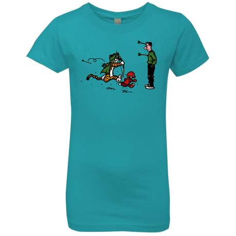 T-Shirts Tahiti Blue / YXS Heroes At Work Girls Premium T-Shirt