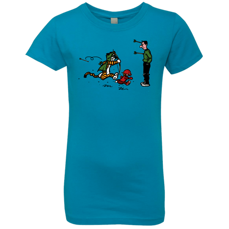 T-Shirts Turquoise / YXS Heroes At Work Girls Premium T-Shirt