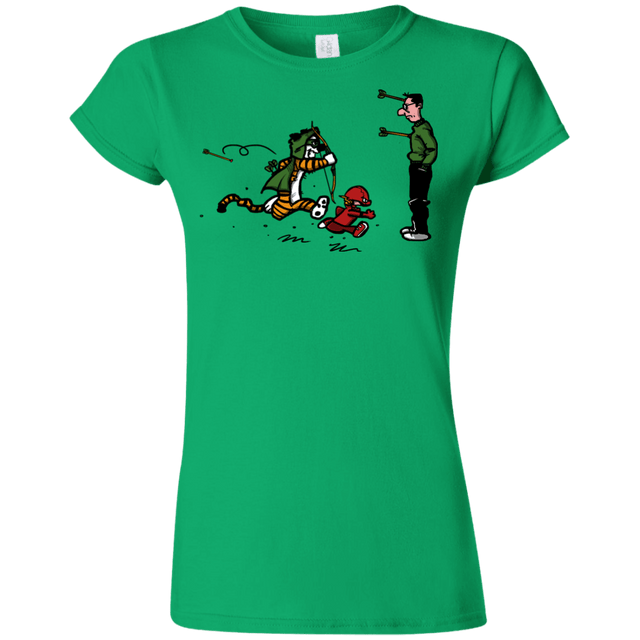 T-Shirts Irish Green / S Heroes At Work Junior Slimmer-Fit T-Shirt