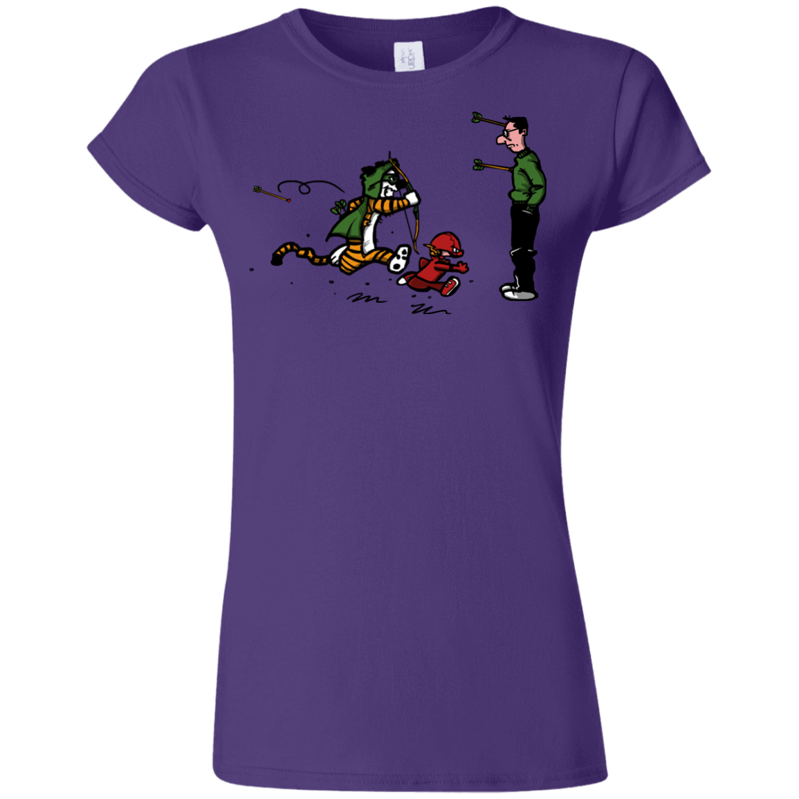 T-Shirts Purple / S Heroes At Work Junior Slimmer-Fit T-Shirt