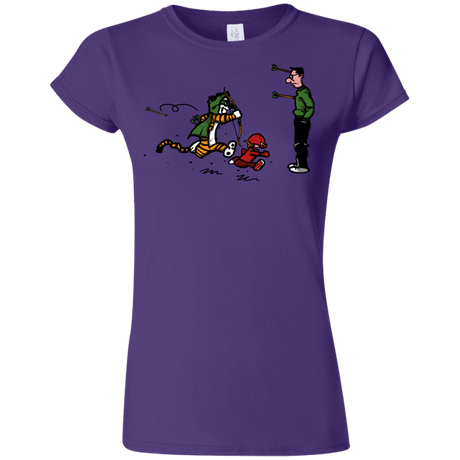 T-Shirts Purple / S Heroes At Work Junior Slimmer-Fit T-Shirt