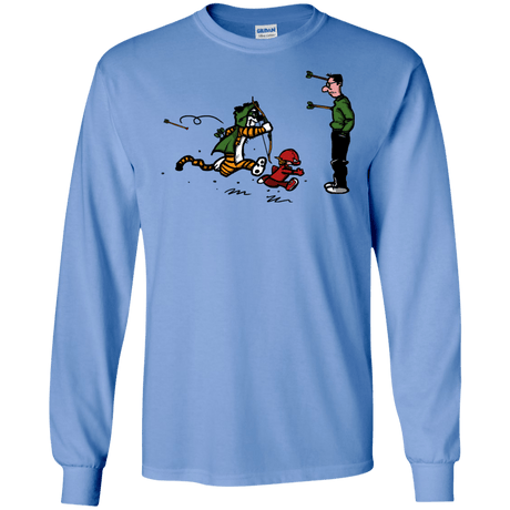 T-Shirts Carolina Blue / S Heroes At Work Men's Long Sleeve T-Shirt