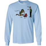 T-Shirts Light Blue / S Heroes At Work Men's Long Sleeve T-Shirt