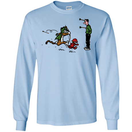 T-Shirts Light Blue / S Heroes At Work Men's Long Sleeve T-Shirt