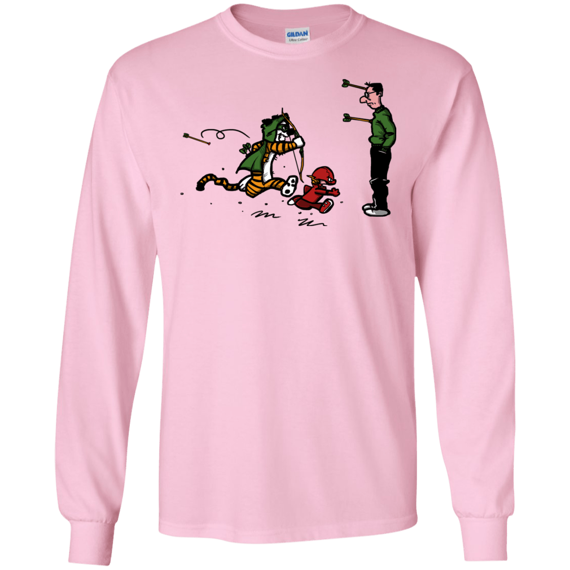 T-Shirts Light Pink / S Heroes At Work Men's Long Sleeve T-Shirt