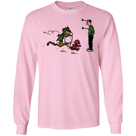 T-Shirts Light Pink / S Heroes At Work Men's Long Sleeve T-Shirt