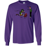 T-Shirts Purple / S Heroes At Work Men's Long Sleeve T-Shirt