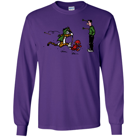 T-Shirts Purple / S Heroes At Work Men's Long Sleeve T-Shirt