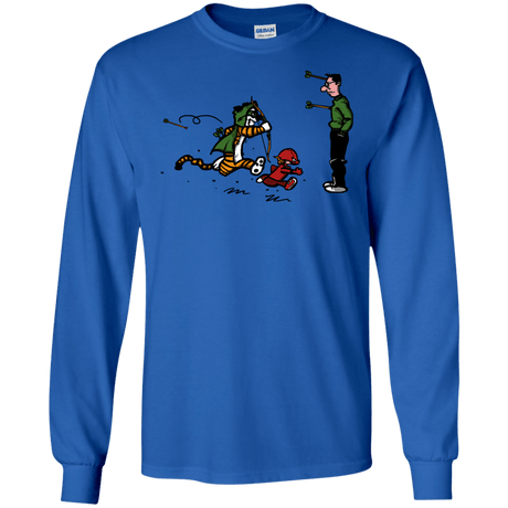 T-Shirts Royal / S Heroes At Work Men's Long Sleeve T-Shirt