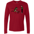 T-Shirts Cardinal / S Heroes At Work Men's Premium Long Sleeve