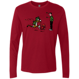 T-Shirts Cardinal / S Heroes At Work Men's Premium Long Sleeve