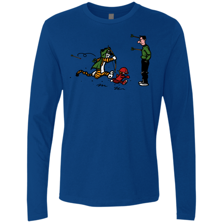 T-Shirts Royal / S Heroes At Work Men's Premium Long Sleeve