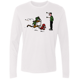 T-Shirts White / S Heroes At Work Men's Premium Long Sleeve