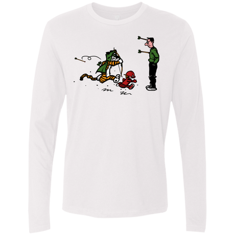 T-Shirts White / S Heroes At Work Men's Premium Long Sleeve