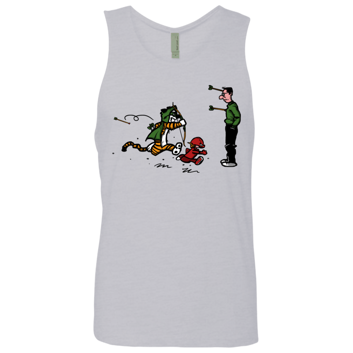 T-Shirts Heather Grey / S Heroes At Work Men's Premium Tank Top