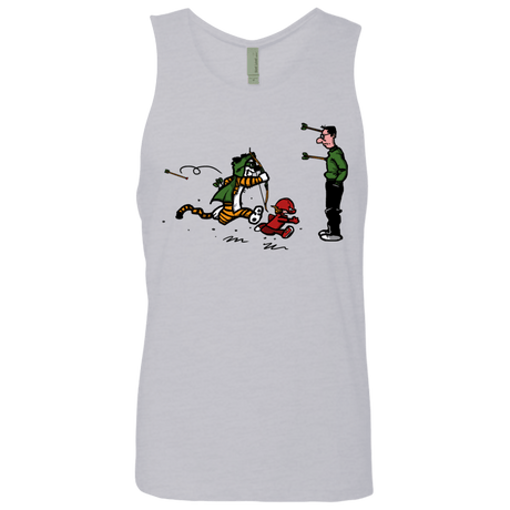 T-Shirts Heather Grey / S Heroes At Work Men's Premium Tank Top