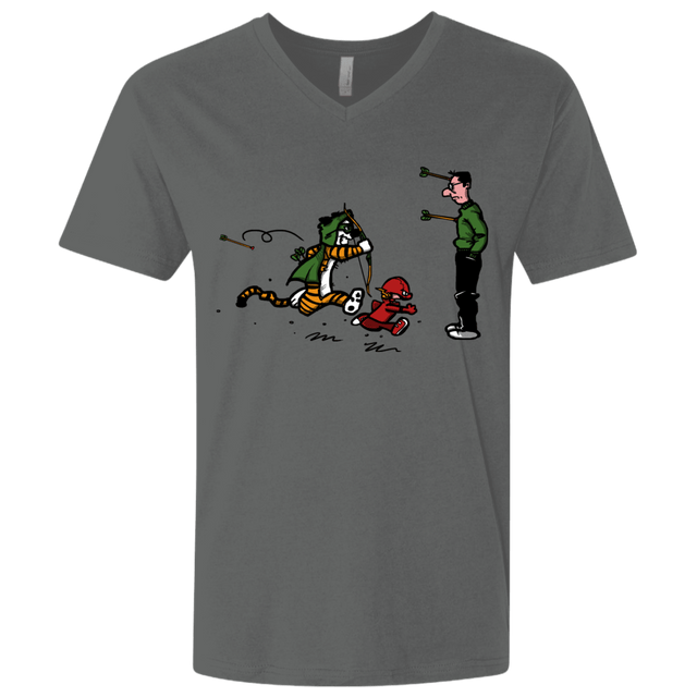 T-Shirts Heavy Metal / X-Small Heroes At Work Men's Premium V-Neck