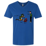 T-Shirts Royal / X-Small Heroes At Work Men's Premium V-Neck