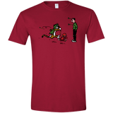 T-Shirts Cardinal Red / S Heroes At Work Men's Semi-Fitted Softstyle