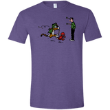 T-Shirts Heather Purple / S Heroes At Work Men's Semi-Fitted Softstyle
