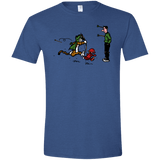 T-Shirts Heather Royal / X-Small Heroes At Work Men's Semi-Fitted Softstyle