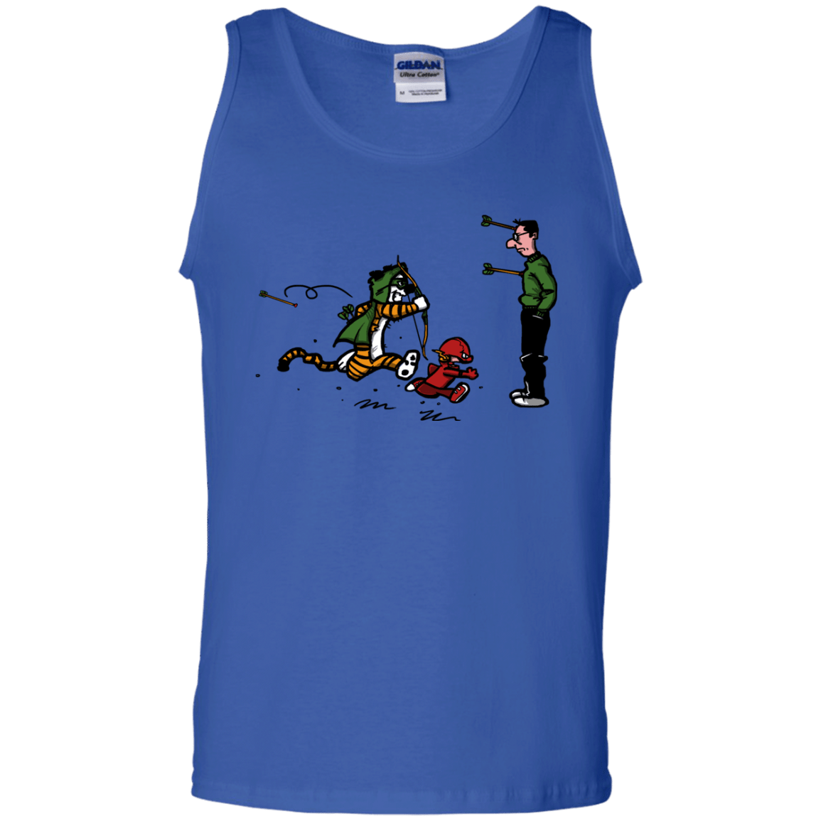 T-Shirts Royal / S Heroes At Work Men's Tank Top