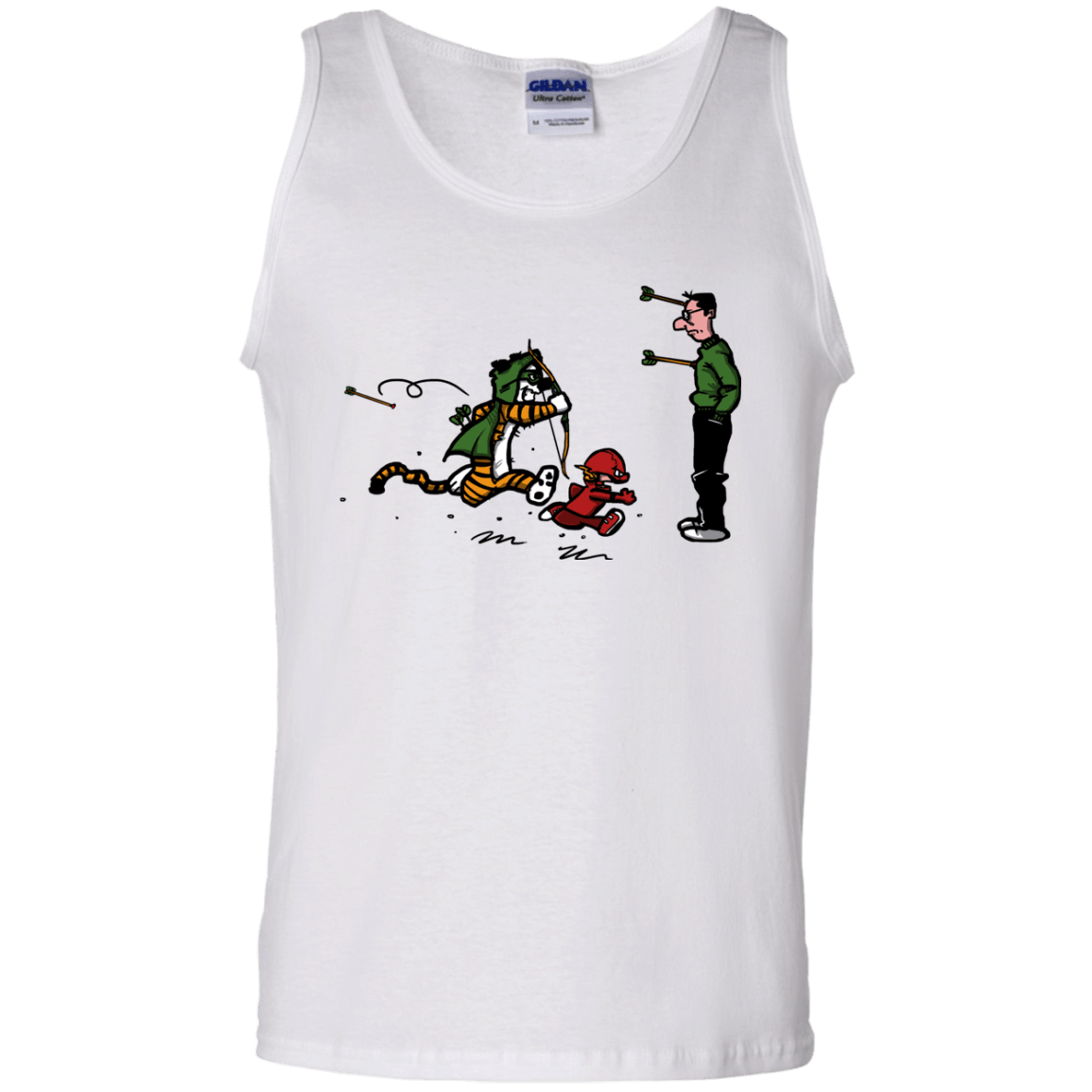 T-Shirts White / S Heroes At Work Men's Tank Top