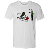 T-Shirts Heather White / S Heroes At Work Men's Triblend T-Shirt