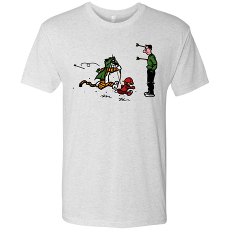 T-Shirts Heather White / S Heroes At Work Men's Triblend T-Shirt